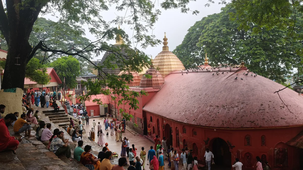 Kamakhya Temple on the hills above Guwahati, Assam