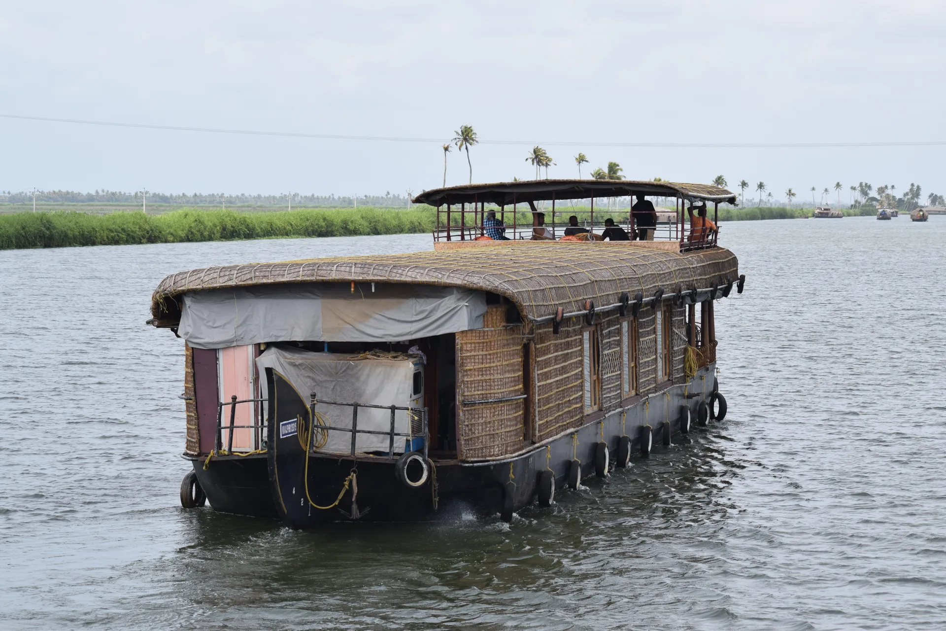 Houseboat on the Alleppey backwaters, Kerala