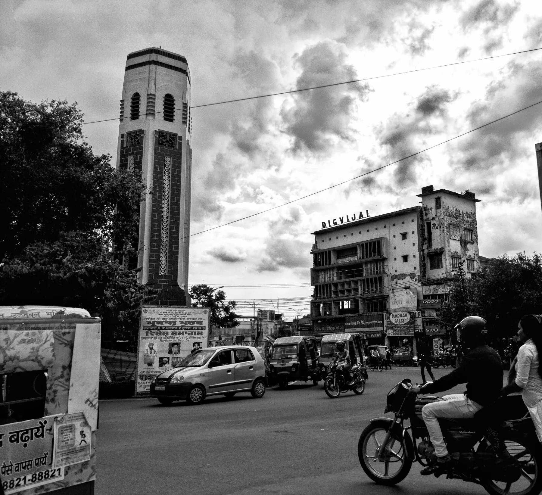 Dehradun Clock Tower (Ghanta Ghar) at the Rajpur Road junction
