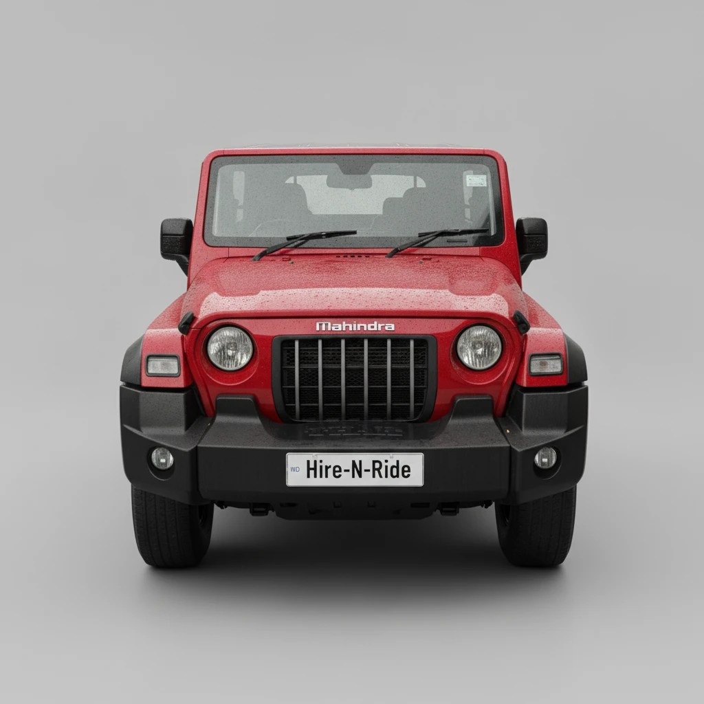 Photo 2 of Mahindra Thar Lx D 2023 available for rent on Hire N Ride
