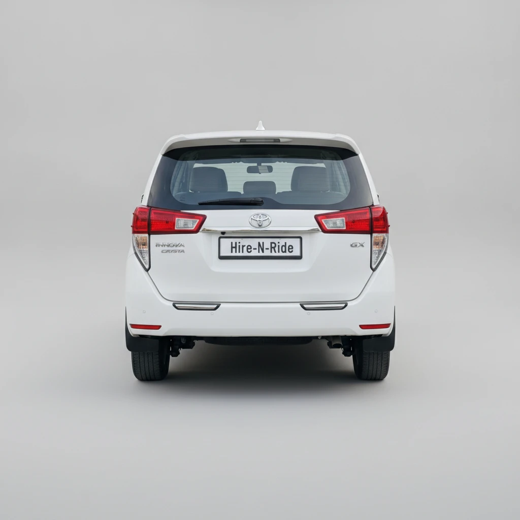 Photo 3 of Toyota Kirloskar Innova Crysta Gx (manual) 2023 available for rent on Hire N Ride