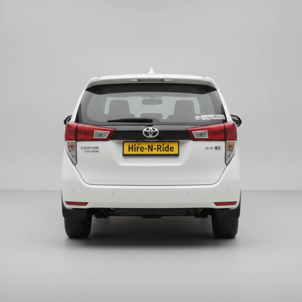 Photo 4 of Toyota Kirloskar Innova Crysta Gx+ (2.4g) 2024 available for rent on Hire N Ride